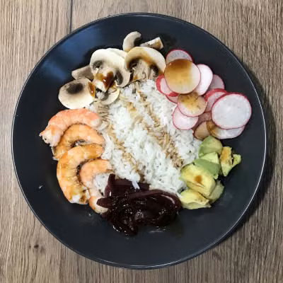 Poke bowl aux crevettes – photo 2